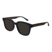 Gucci Black Green Sunglasses Black, Herr