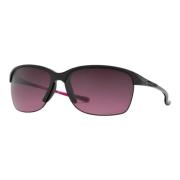 Oakley Unstoppable Solglasögon i Polerad Svart/Rosa Skugga Black, Dam