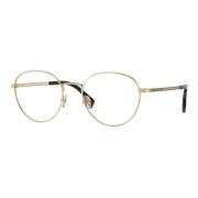 Versace Gold Eyewear Frames Yellow, Unisex