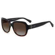 Kate Spade Svart Havana/Brunt Skugga Solglasögon Layne/S Black, Dam