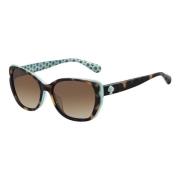 Kate Spade Havana Green Sunglasses Brown Shaded Brown, Dam