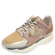 Fendi Vintage Pre-owned Laeder sneakers Multicolor, Dam