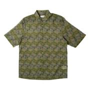 Dries Van Noten Short Sleeve Shirts Green, Herr