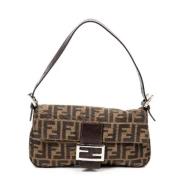 Fendi Vintage Pre-owned Canvas fendi-vskor Brown, Dam