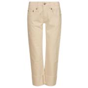 R13 Straight Jeans White, Dam