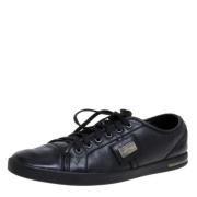 Dolce & Gabbana Pre-owned Pre-owned Laeder sneakers Black, Dam