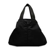 Prada Vintage Pre-owned Nylon prada-vskor Black, Dam