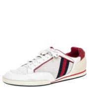 Gucci Vintage Pre-owned Laeder sneakers White, Dam