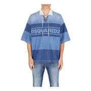 Dsquared2 Shirts Blue, Herr