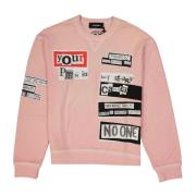 Dsquared2 Sweatshirts Pink, Unisex