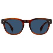 Hugo Boss Brown Horn/Blue Sunglasses Brown, Herr