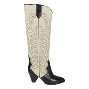 Isabel Marant Cowboy Boots Beige, Dam
