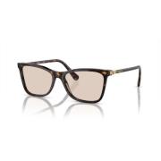 Swarovski Dark Havana/Light Brown Sunglasses SK 6008 Brown, Dam