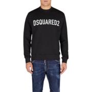 Dsquared2 Svart Cool Sweatshirt Black, Herr