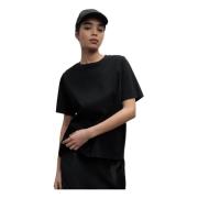 Ahlvar Gallery Oki bomullst-shirt Black, Dam