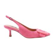 Bibi Lou Elegant Slingback Pumps Pink, Dam