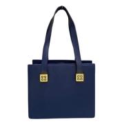 Givenchy Pre-owned Pre-owned Laeder handvskor Blue, Dam