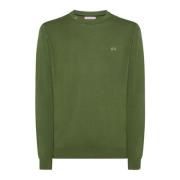 Sun68 Round-neck Knitwear Green, Herr