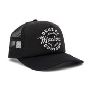 Deus Ex Machina Amped Circle Trucker Keps Black, Unisex