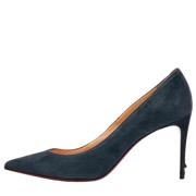 Christian Louboutin Pre-owned Pre-owned Mocka klackskor Blue, Dam