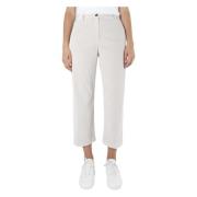 Nine In The Morning Cropped Trousers White, Dam