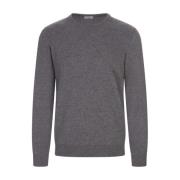 Fedeli Round-neck Knitwear Gray, Herr