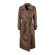 Max Mara Klassisk Ullrock Brown, Dam