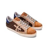 Premiata Leopard Låga Sneakers Multicolor, Dam