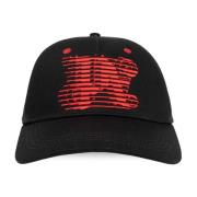 Palm Angels Baseballkeps med logotyp Black, Herr