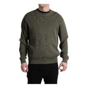 Dolce & Gabbana Round-neck Knitwear Green, Herr