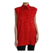 Dolce & Gabbana Shirts Red, Dam