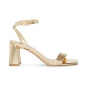 Steve Madden Gyllene Sandaler Beige, Dam