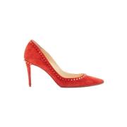 Christian Louboutin Pre-owned Pre-owned Mocka klackskor Red, Dam