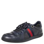 Gucci Vintage Pre-owned Canvas sneakers Blue, Dam