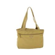 Prada Vintage Pre-owned Nylon prada-vskor Yellow, Dam