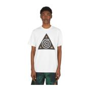 P.a.m. Grafiskt Tryck Spiral T-shirt White, Herr