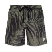 Moncler Badshorts Green, Herr