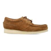 Clarks Laced Shoes Brown, Herr