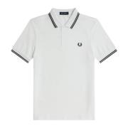 Fred Perry Polo Shirts White, Herr