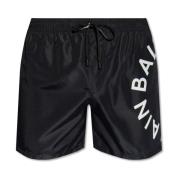 Balmain Badshorts Black, Herr