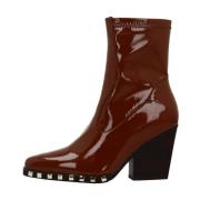 Noa Harmon Heeled Boots Brown, Dam