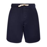 Palm Angels Shorts med logotyp Blue, Herr