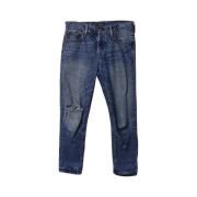 Ralph Lauren Pre-owned Pre-owned Bomull jeans Blue, Dam