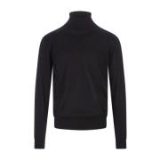 Fedeli Turtlenecks Black, Herr