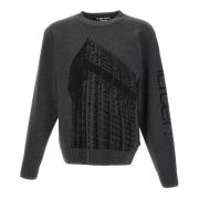 Iuter Round-neck Knitwear Gray, Herr