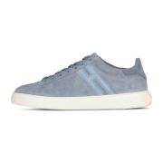 Hogan Velour Sneakers Vit Sula Italien Blue, Herr