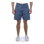 Amish Denim Shorts Blue, Herr