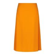 Liviana Conti Midi Skirts Orange, Dam