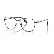 Burberry Retro Square Metal Glasögon Black, Herr