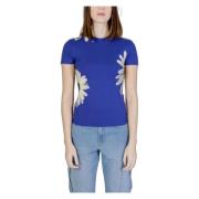 Desigual T-Shirts Blue, Dam